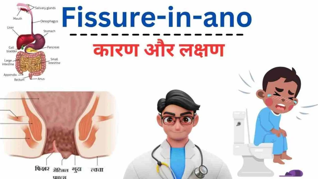 fissure hone ka karan aur lakshan kya hai
