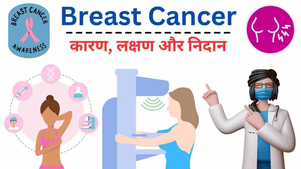 Breast Cancer ka symptoms in Hindi