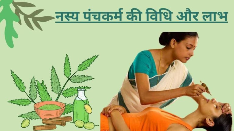 Nasya karma steps and benefits in Hindi