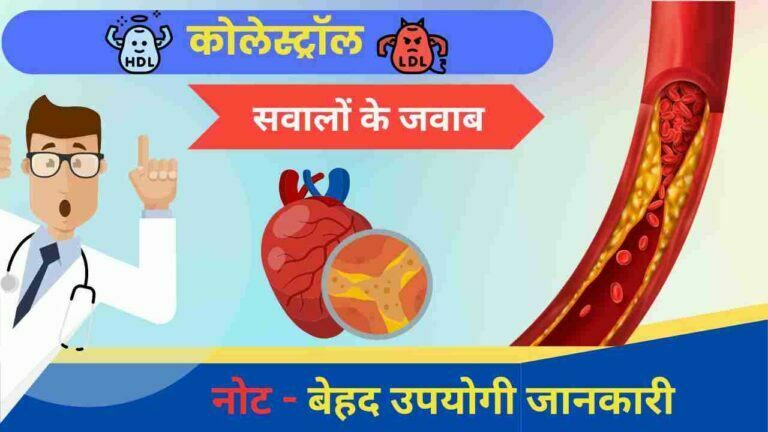good bad cholesterol faq in Hindi