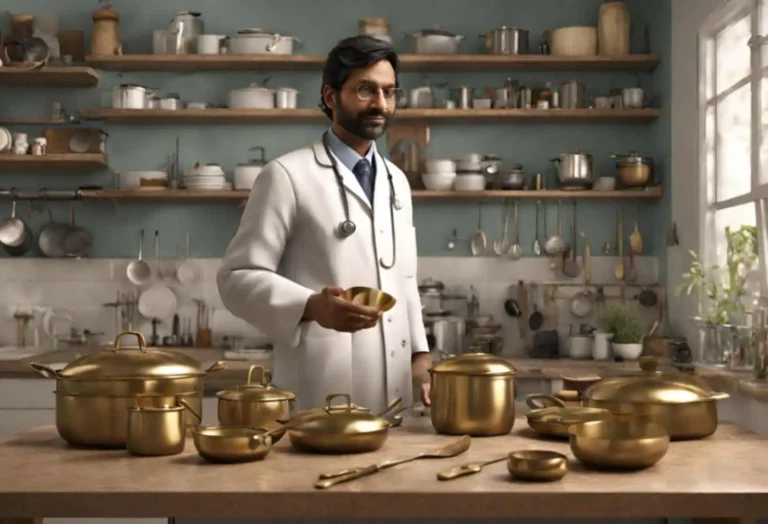 pital ke bartan me khana khane ke fayde kya hai